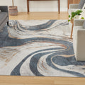 Astra Machine Washable ASW15 Ivory Blue