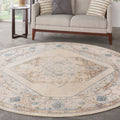 Astra Machine Washable ASW13 Ivory Blue