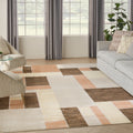 Astra Machine Washable ASW09 Beige Multicolor