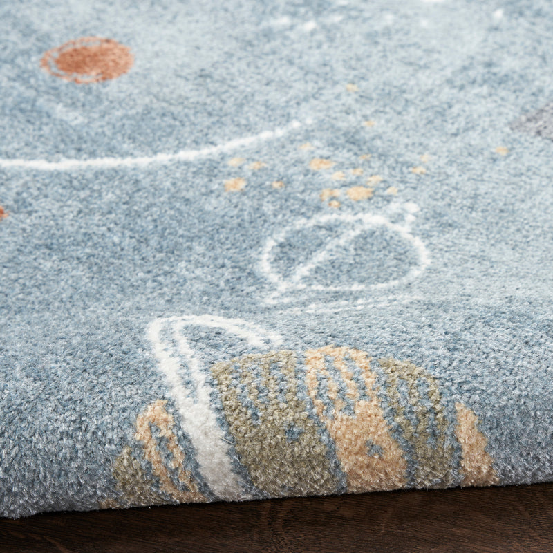 Astra Machine Washable ASW18 Blue Multicolor