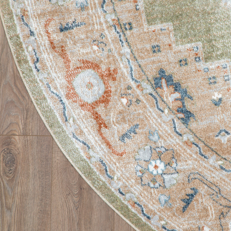Astra Machine Washable ASW11 Sage Multicolor