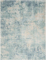 Astra Machine Washable ASW07 Blue Ivory