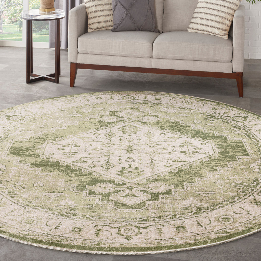 Astra Machine Washable ASW11 Ivory Green