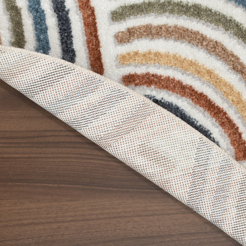 Astra Machine Washable ASW08 Ivory Multicolor