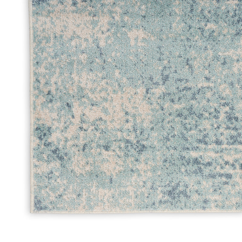 Astra Machine Washable ASW07 Blue Ivory