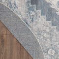Astra Machine Washable ASW11 Blue Ivory