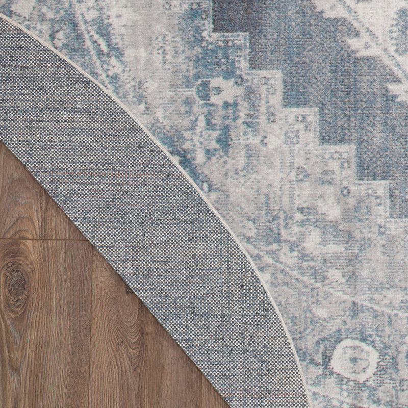 Astra Machine Washable ASW11 Blue Ivory