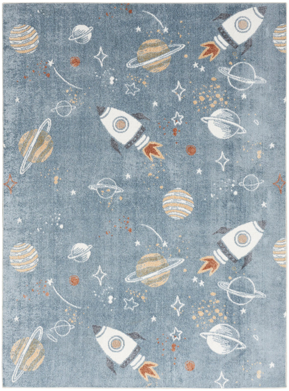Astra Machine Washable ASW18 Blue Multicolor