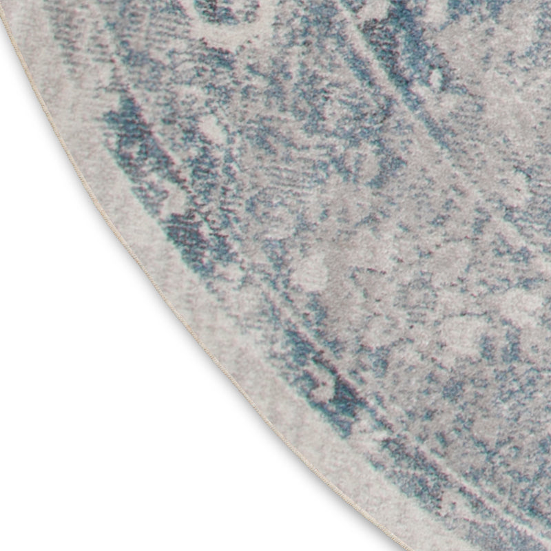 Astra Machine Washable ASW11 Blue Ivory