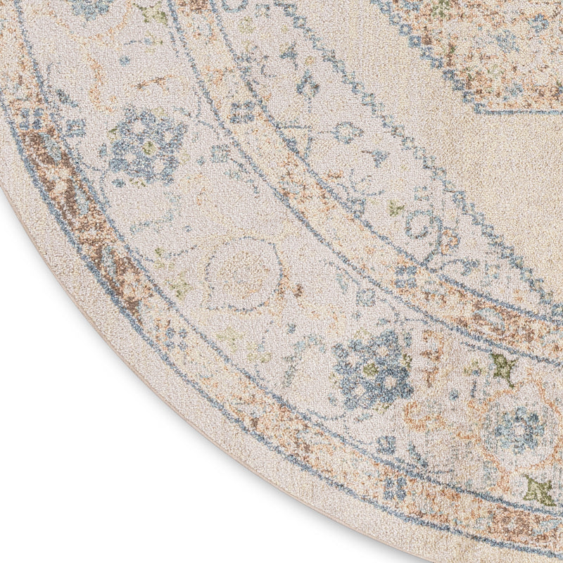 Astra Machine Washable ASW13 Ivory Blue