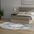 Astra Machine Washable ASW11 Blue Ivory