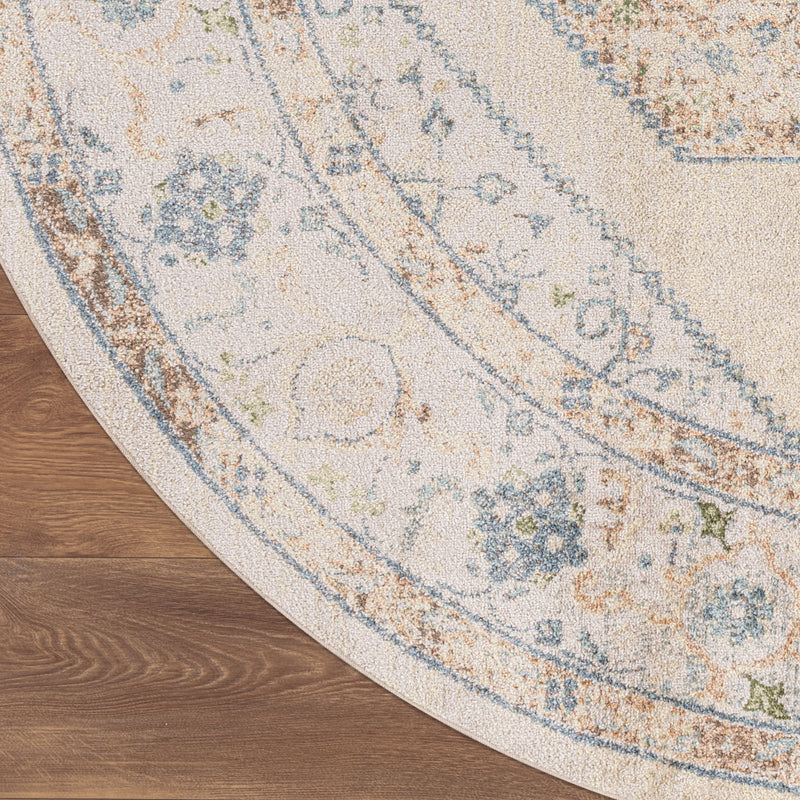 Astra Machine Washable ASW13 Ivory Blue